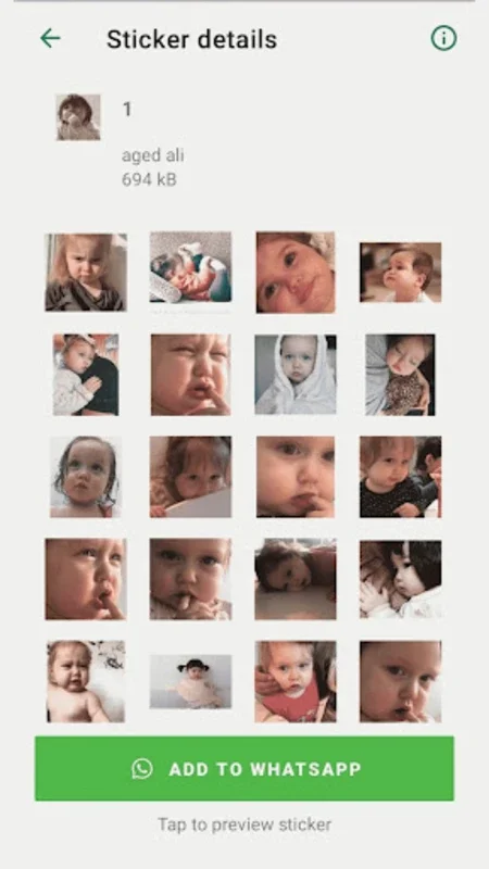 WhatsApp Sticker for Android - Enhance Chats with Baby Stickers