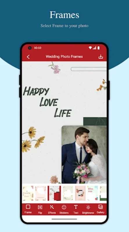 Wedding Photo Frame for Android - Enhance Your Wedding Memories