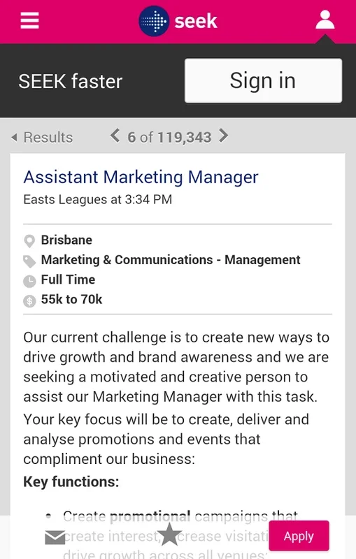SEEK - Jobs for Android: Find Your Ideal Job