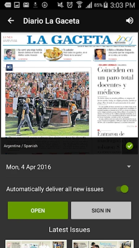 La Gaceta for Android - Convenient News Access