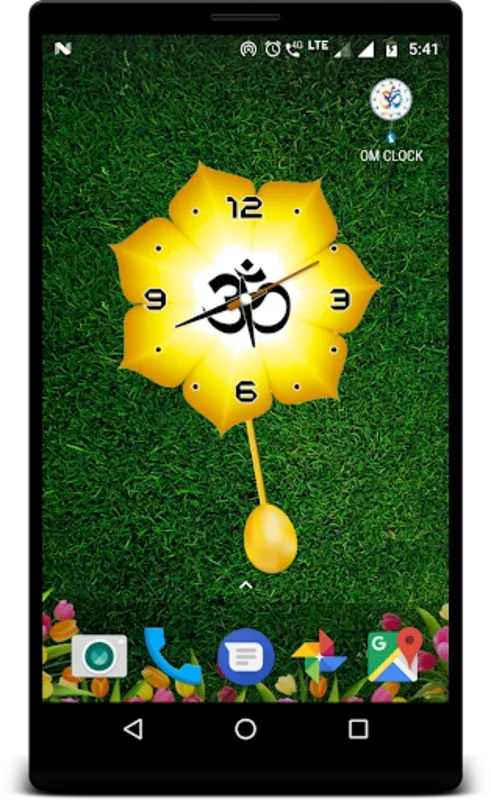 OM CLOCK for Android: Spiritual and Customizable Wallpaper