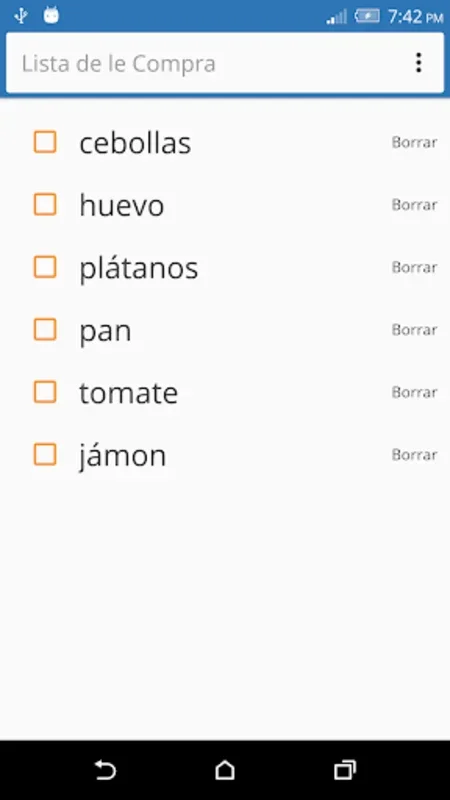 Lista de la Compra for Android - Streamlined Grocery Shopping