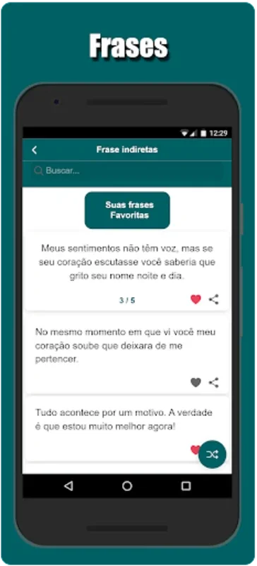 Frases Indiretas for Android - Share Subtle Phrases on Social Media