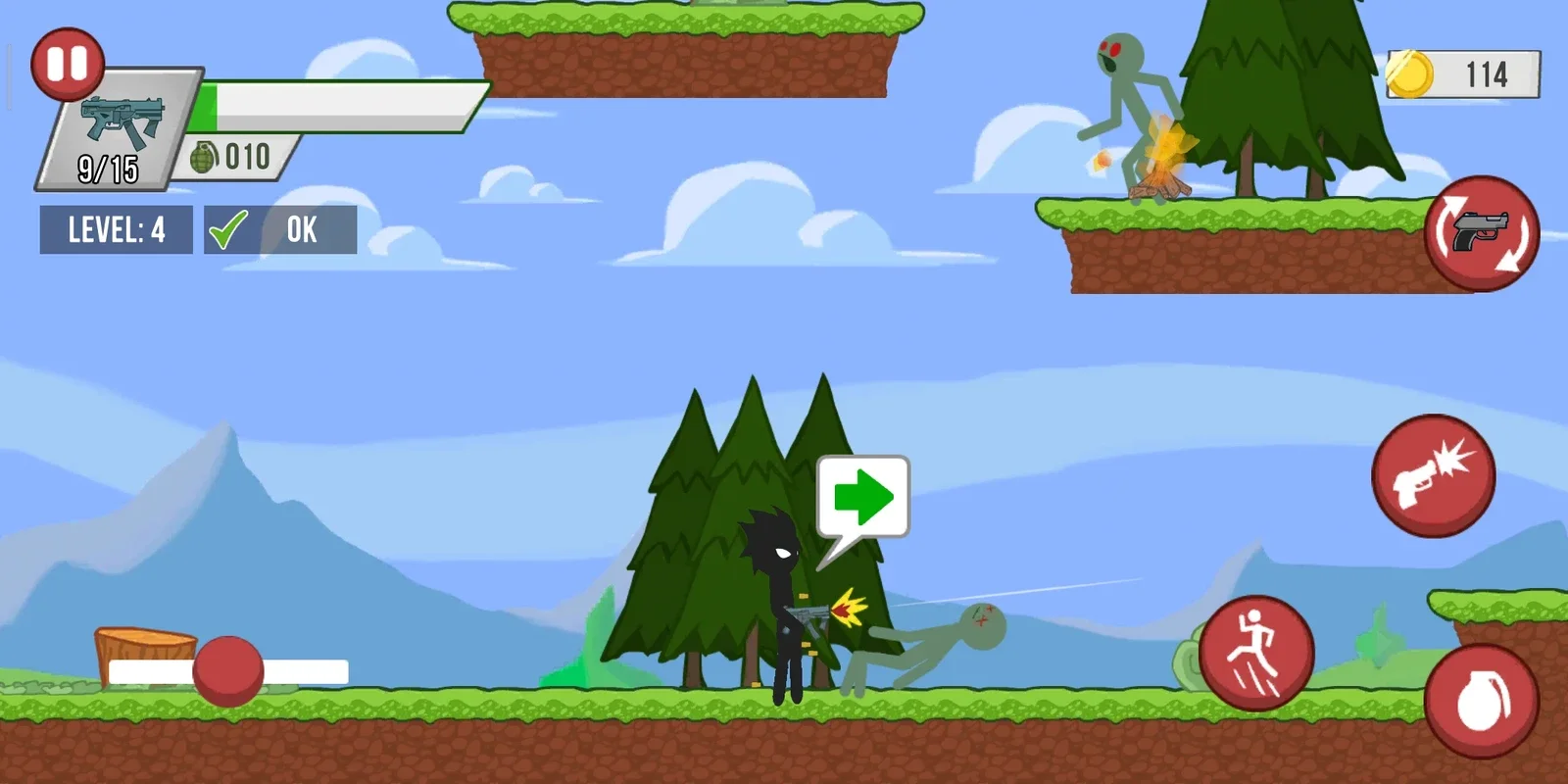 Stickman Zombie Shooter on Android: Thrilling Zombie - Slaying Action