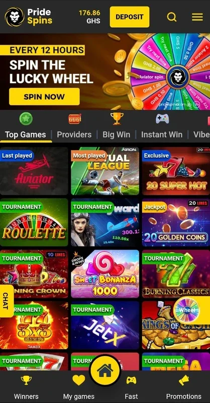 Pride Spins: Your Premier Online Casino in Ghana for Android