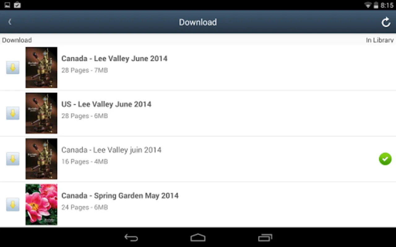 Lee Valley Library for Android: Extensive Resources at Hand