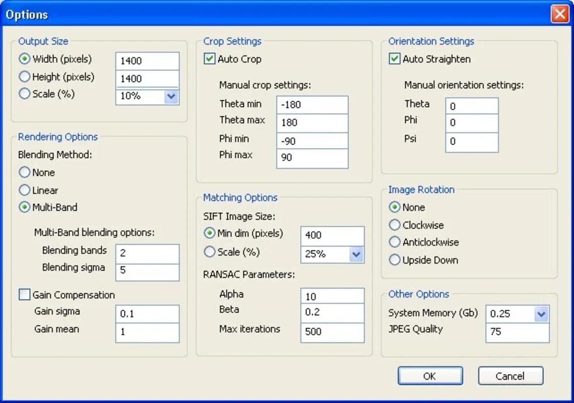 AutoStitch for Windows - Seamlessly Combine Photos