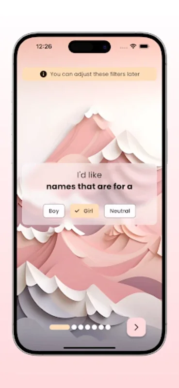 Namely for Android - An AI - Powered Baby Name Finder