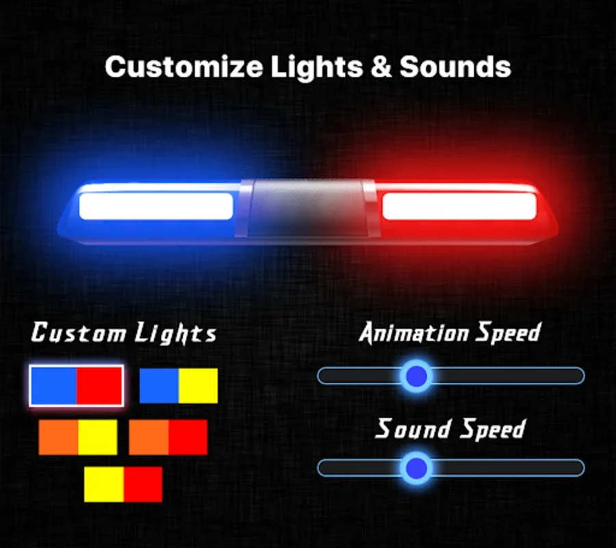 Loud Police Siren Police Light for Android - Realistic Simulation