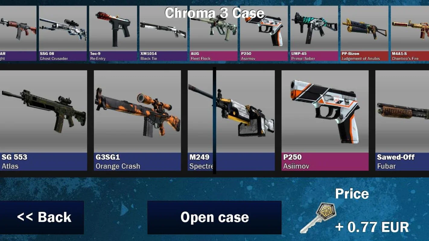 Weapon Case Opening for Android - Immersive Simulation