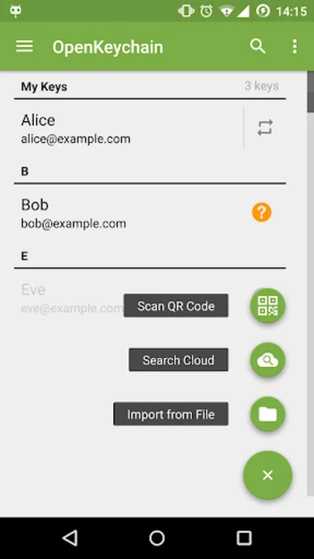 OpenKeychain for Android - Secure Communication Tool