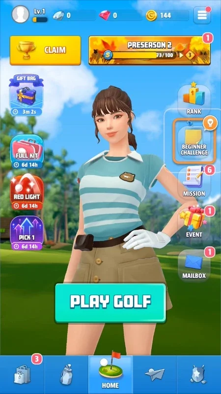 Golf Super Crew for Android - Unparalleled Golfing Experience