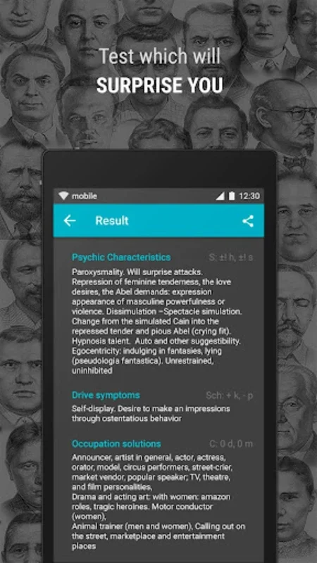 Szondi Test for Android - Uncover Personality Traits