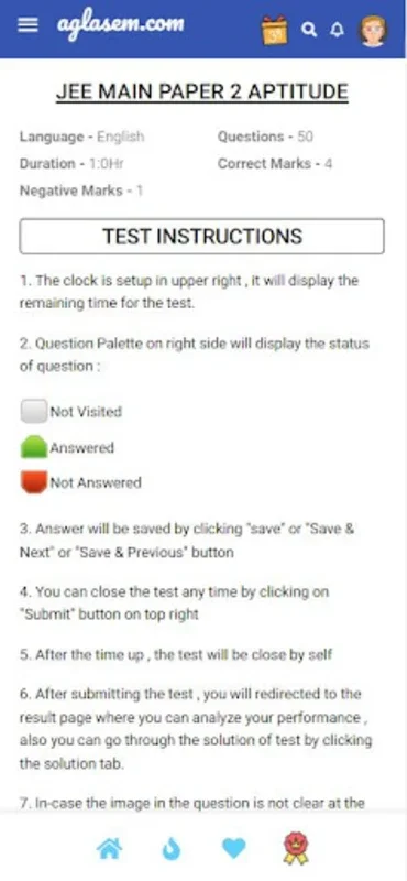 AglaSem Mock Tests for Android - Ideal for Exam Preparation