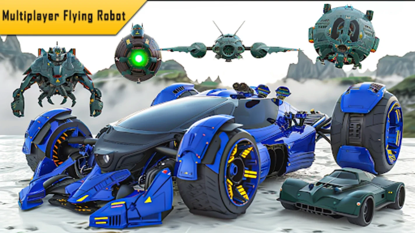 Flying Car Robot Shooting Game for Android: Thrilling Adventures