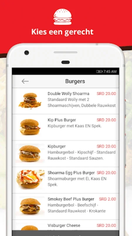 FoodDelivery for Android - Order Food Online in Suriname