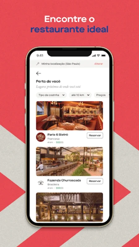 Get In - Restaurantes e Bares for Android: Streamlined Dining