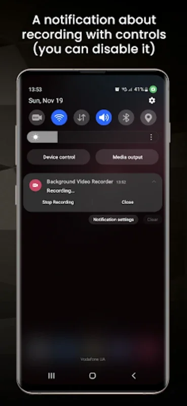 Background Video Recorder for Android: Discreet and Flexible Video Recording