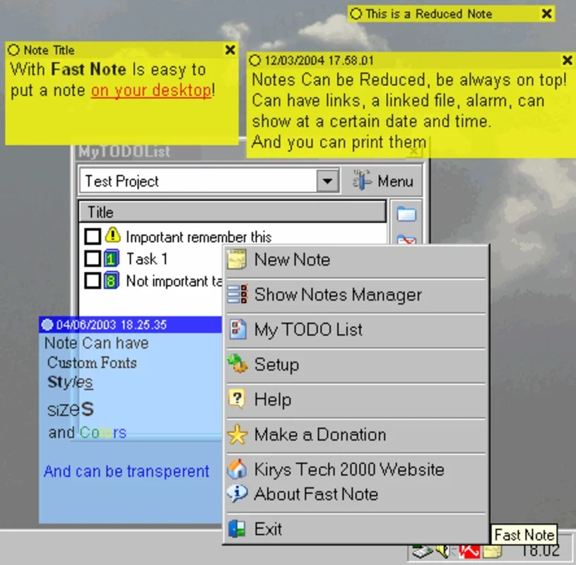 Fast Note for Windows - Keep Your Notes Visible