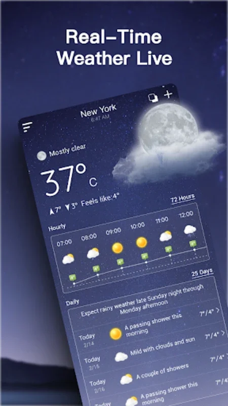 Live Weather Forecast for Android - Stay Informed with Accurate Forecasts