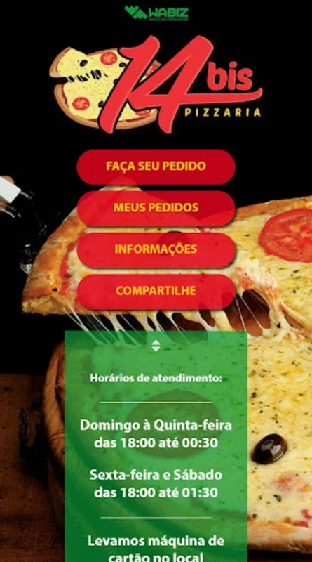 14 Bis Pizzaria for Android: Delicious Pizzas at Your Fingertips