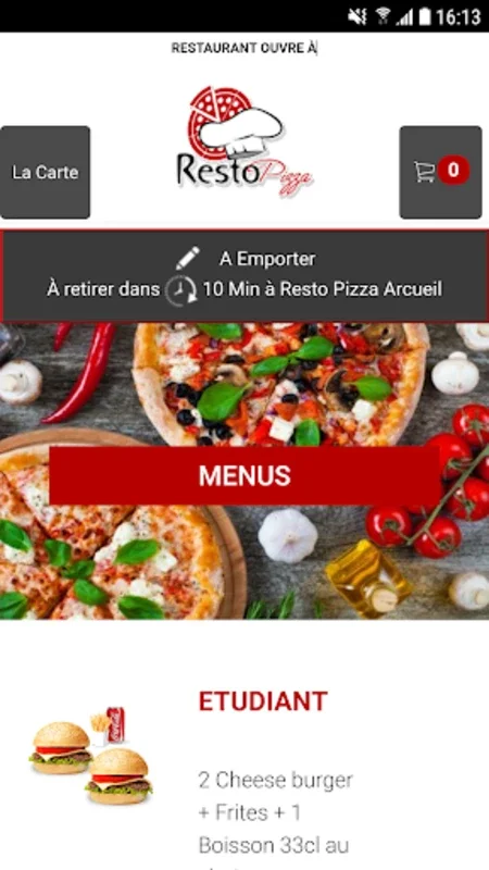 Resto Pizza for Android - Hassle - Free Pizza Ordering