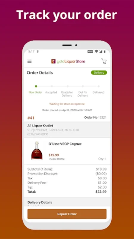 GotoLiquorStore for Android - Easy Alcohol Shopping