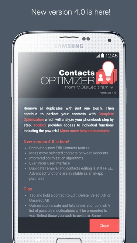 Contacts Optimizer for Android - Streamline Your Contacts Easily