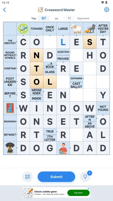Crossword Master for Android - Play Endless Crossword Puzzles