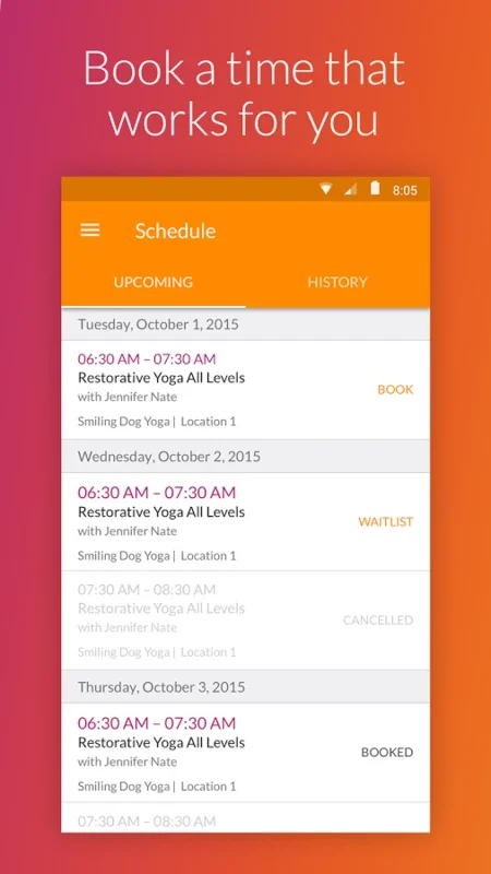 MINDBODY for Android - Download the APK from AppHuts