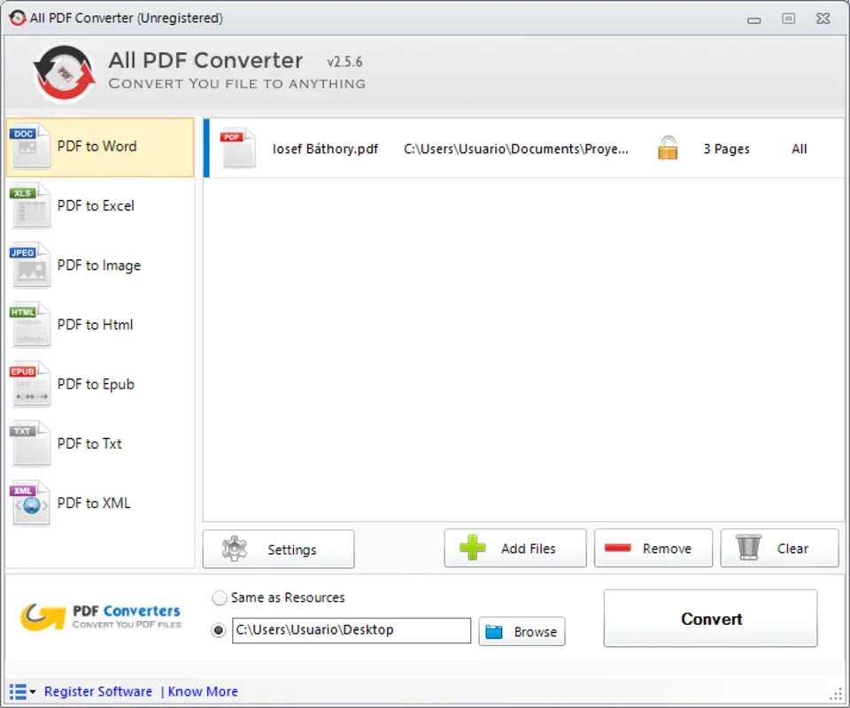 All PDF Converter for Windows - Efficient PDF Format Conversion