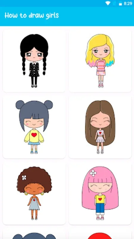 How to draw girls for Android - Download the APK from AppHuts