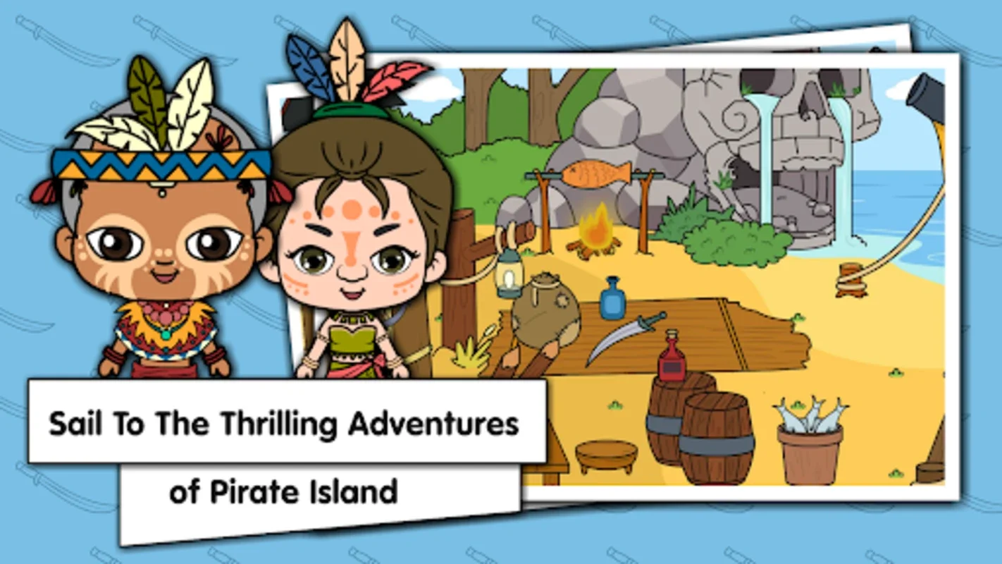 My Pirate Town: Treasure Games for Android - Interactive Adventure