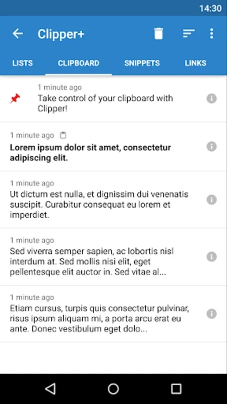 Clipper for Android - Manage Your Clipboard Effortlessly