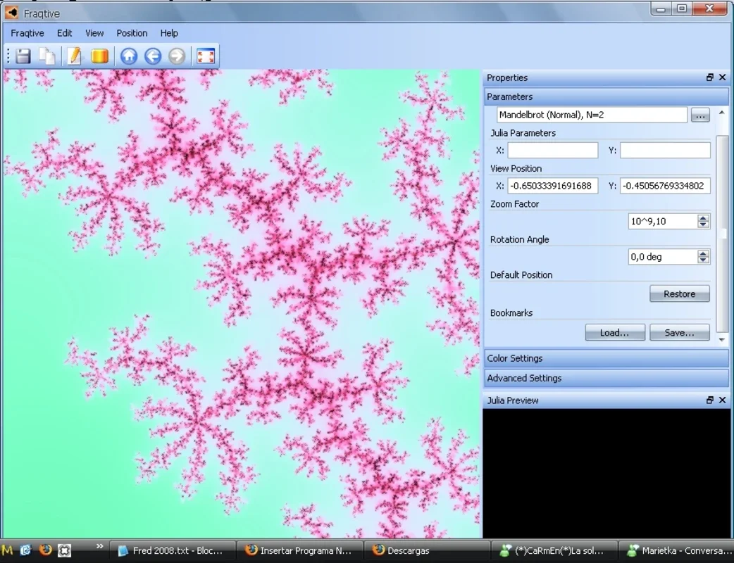 Fraqtive for Windows - Explore Fractals in Real Time