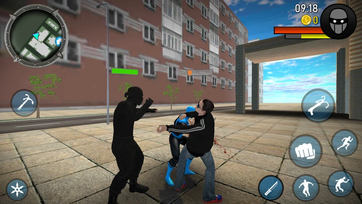 Blue Ninja for Android: Save the City with Action