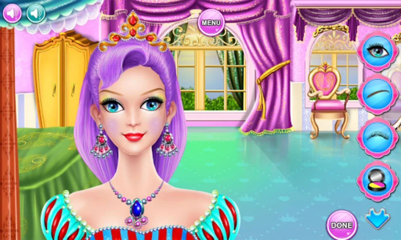 Princess Hairdo Salon for Android - Stylish Makeovers