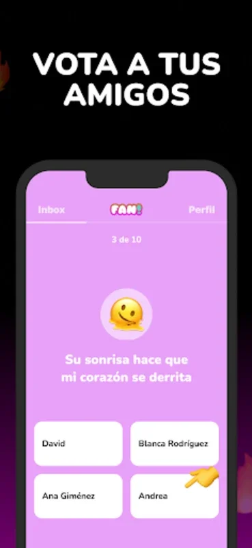 FAN! - Votos anónimos for Android: Engage Anonymously