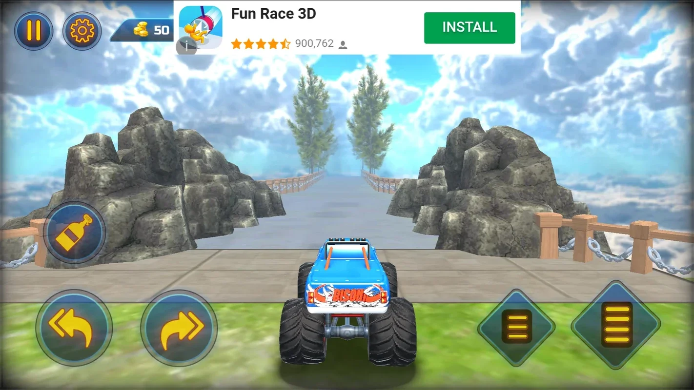 Monster Truck Stunts for Android - Thrilling 3D Racing