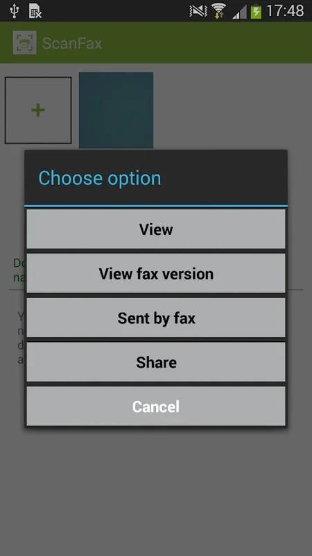 Scan FAX for Android - Send and Receive Faxes Easily