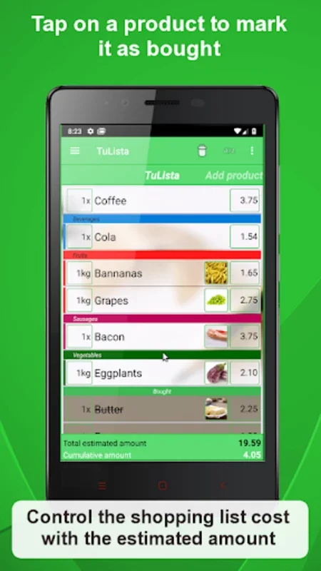 TuLista for Android - Manage Grocery Lists Easily