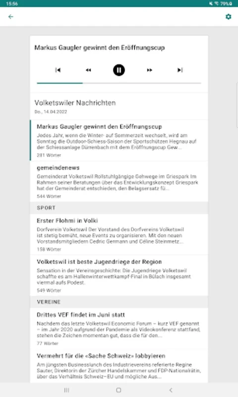 Volketswiler for Android: Your Local News Source