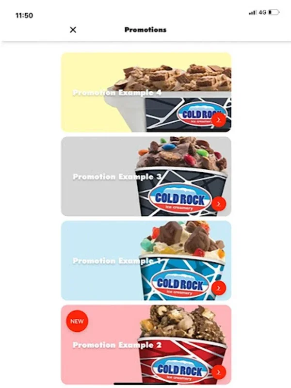 Cold Rock Ice Creamery for Android - Customize & Earn Rewards