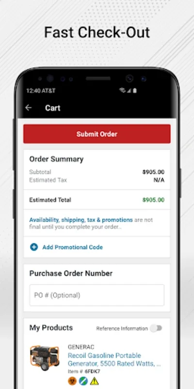 Grainger for Android: Streamlining Industrial Supply Management