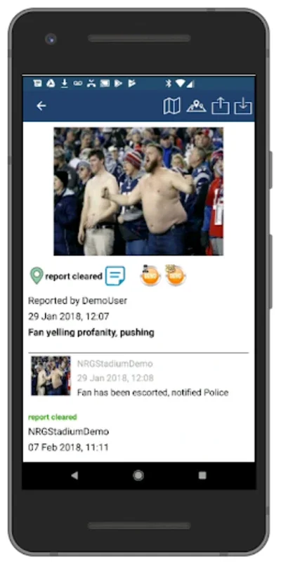 Vizsafe for Android - Secure Safety Reporting App