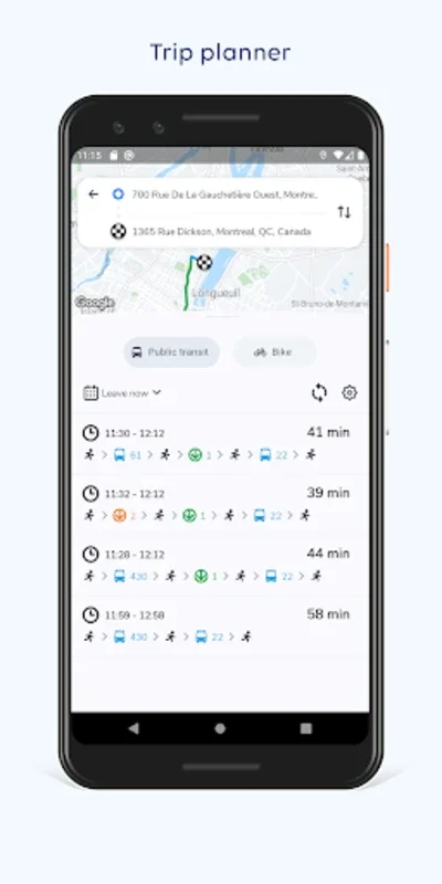 Chrono – Bus, metro and train for Android - Navigate Public Transit Easily