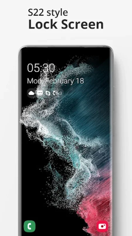 Lock Screen S22 Style for Android - Customize Your Lock Screen