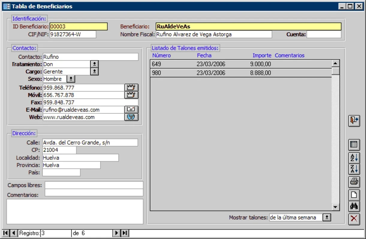 Imprimir Cheques for Windows - Customizable Check Printing