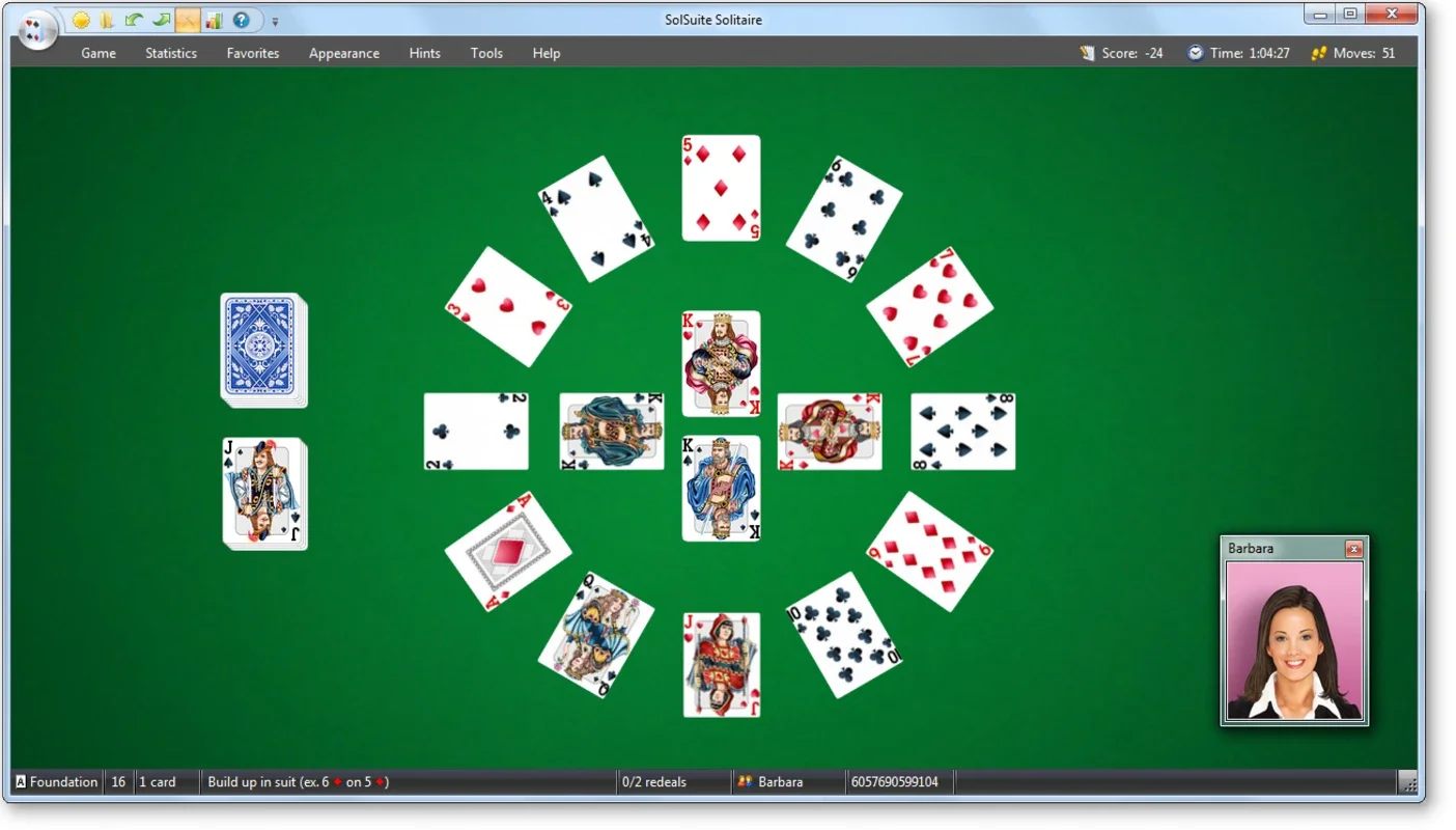 SolSuite for Windows - A Vast Solitaire Card Game Collection