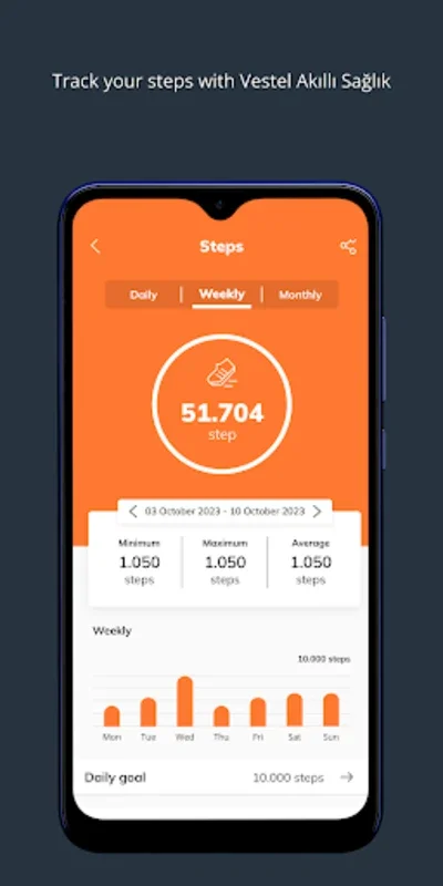 VFit+ for Android: Track Health Metrics & Sync Devices